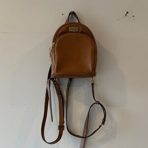 Michael Kors Tan Mini Backpack